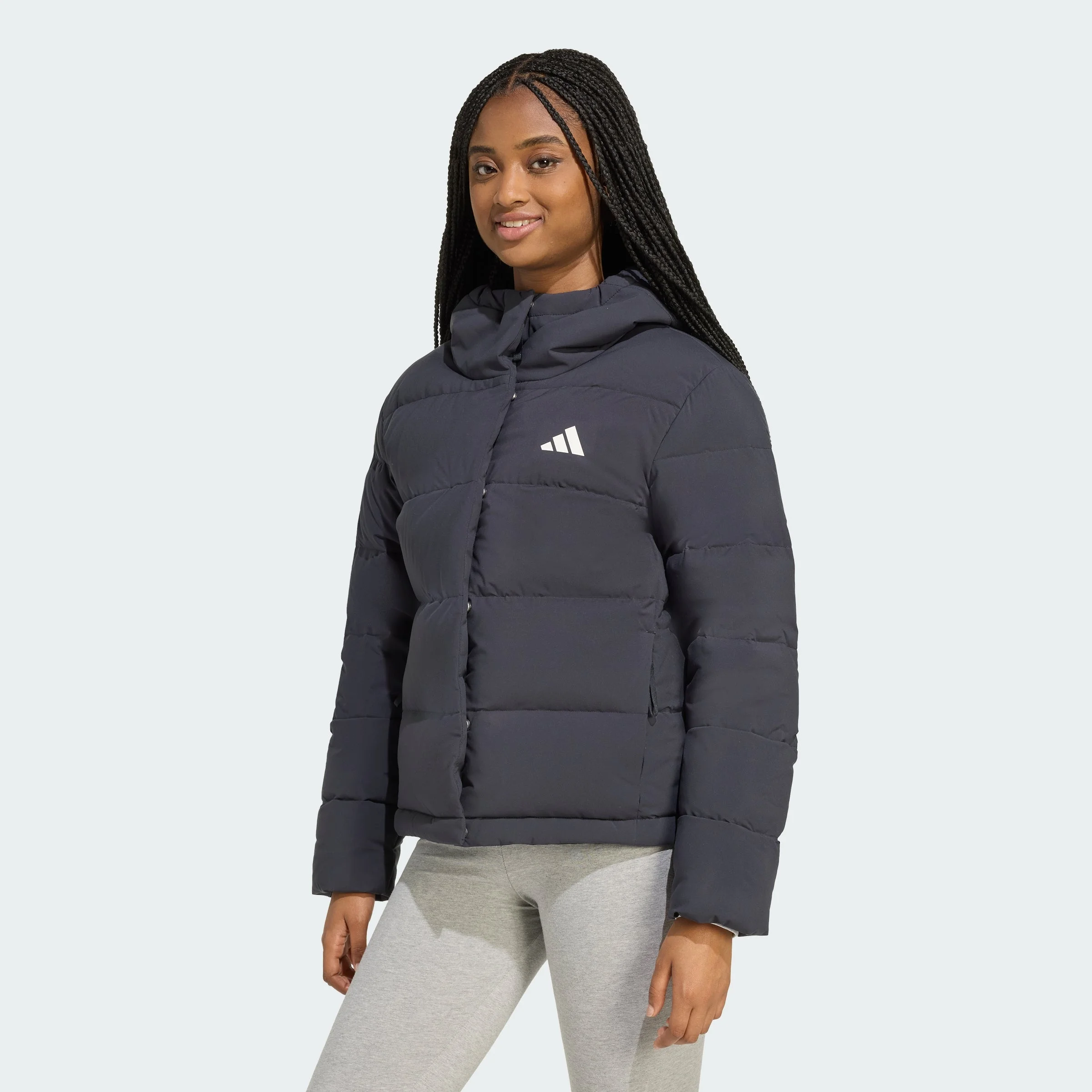 Women's Adidas Helionic Climawarm Hooded Down Jacket