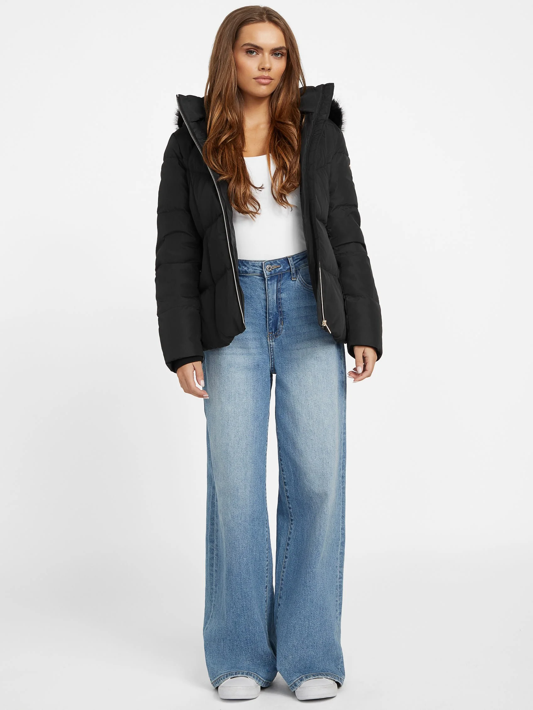 Chaqueta Real-Down con Cintura Sally